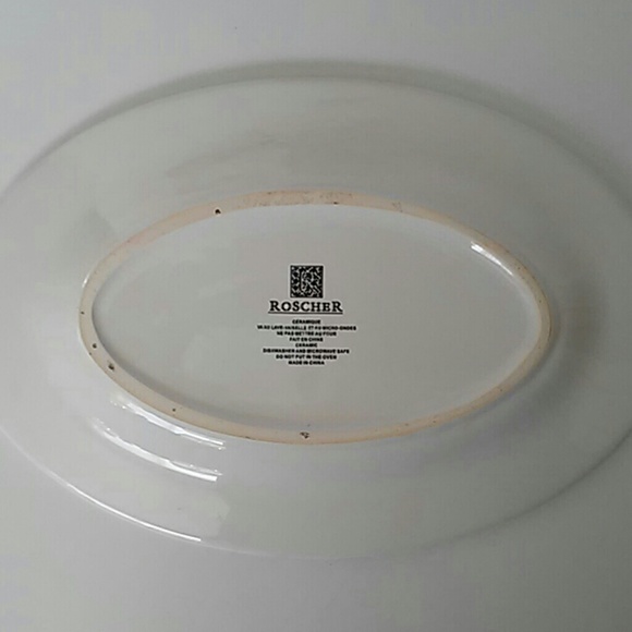 ROSCHER |  White Gravy Boat & Underplate - Picture 5 of 8